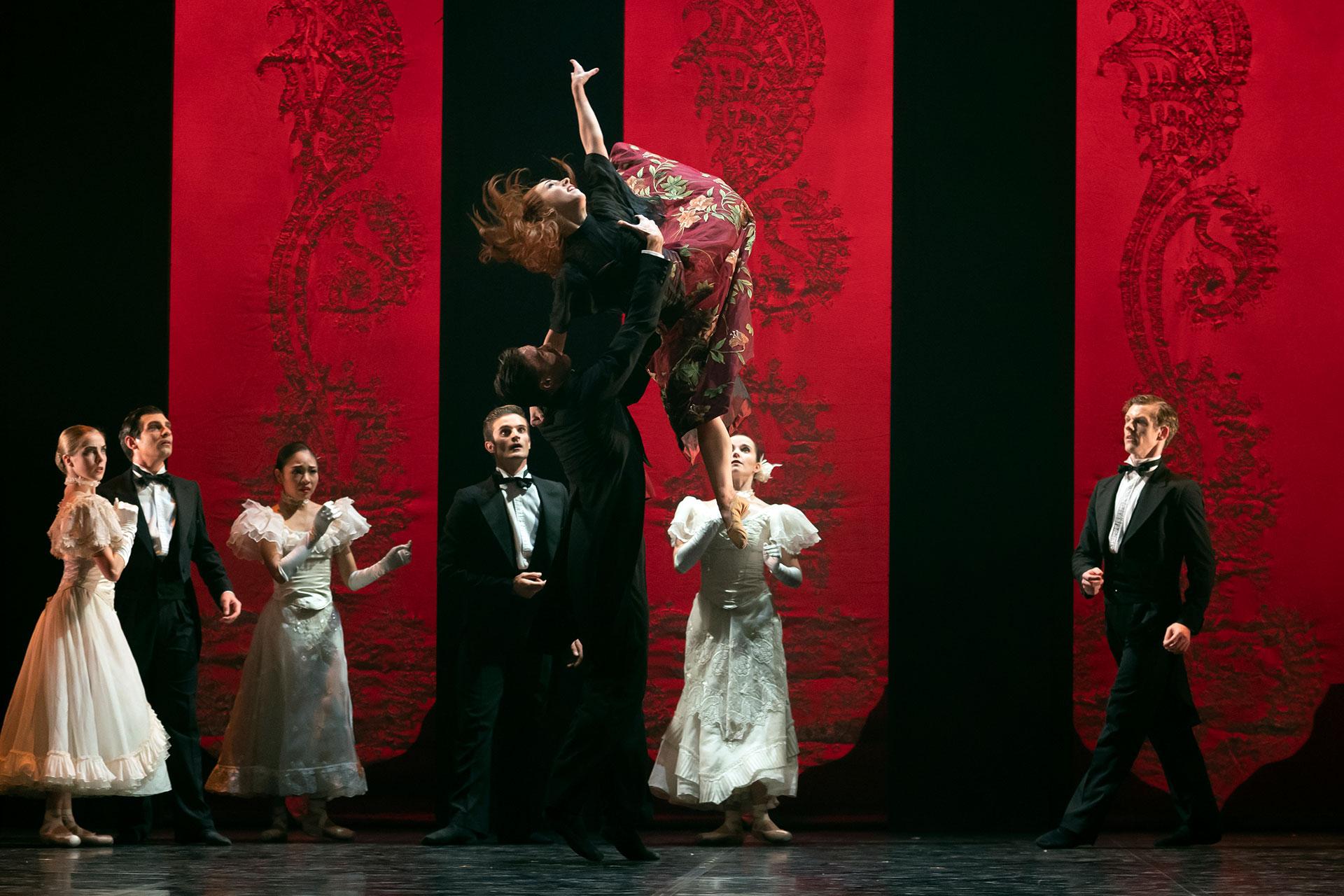 Seward dances with Lucy, but she is wild and under the influence of Dracula