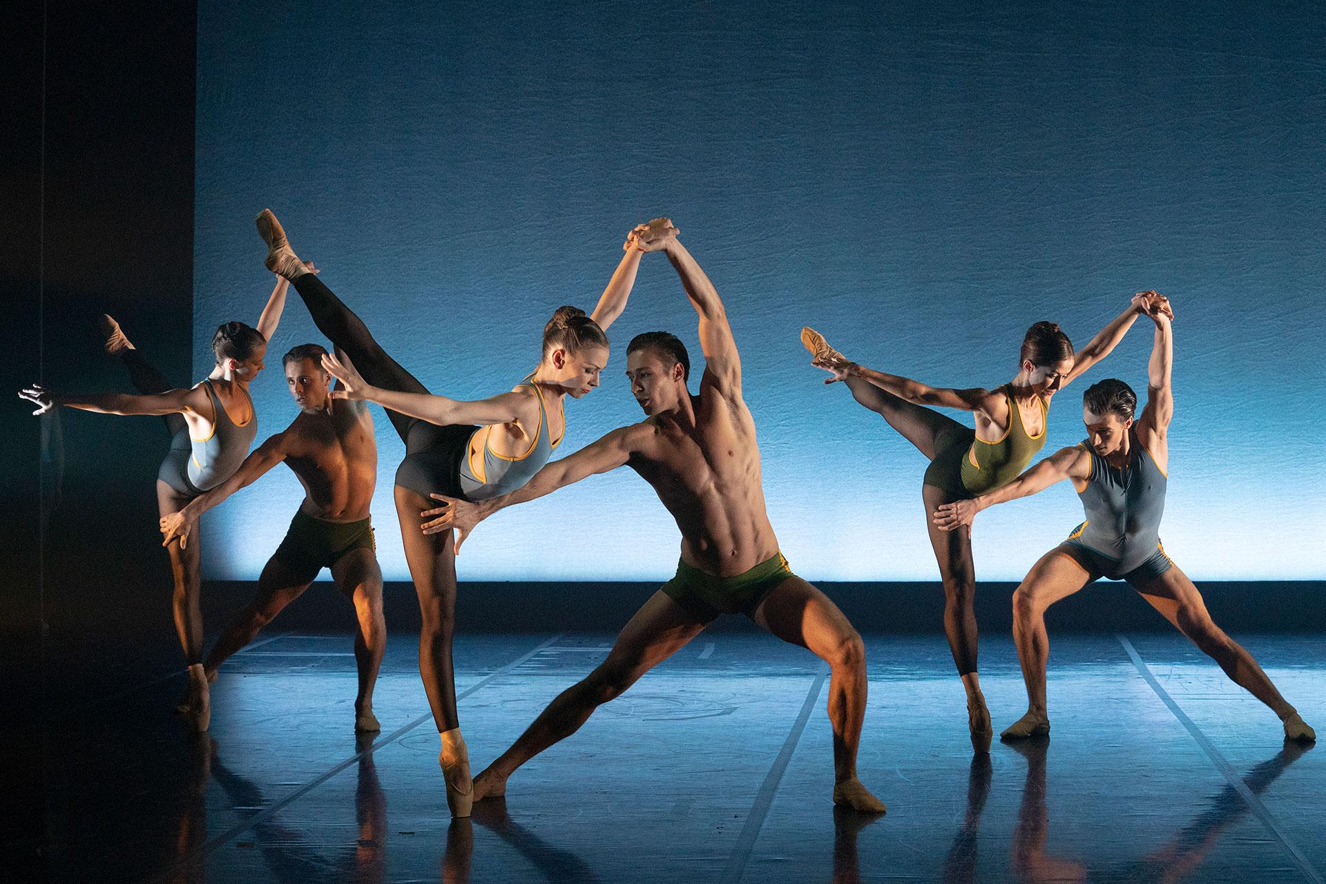 Northern Ballet dancers performing impressive dance moves