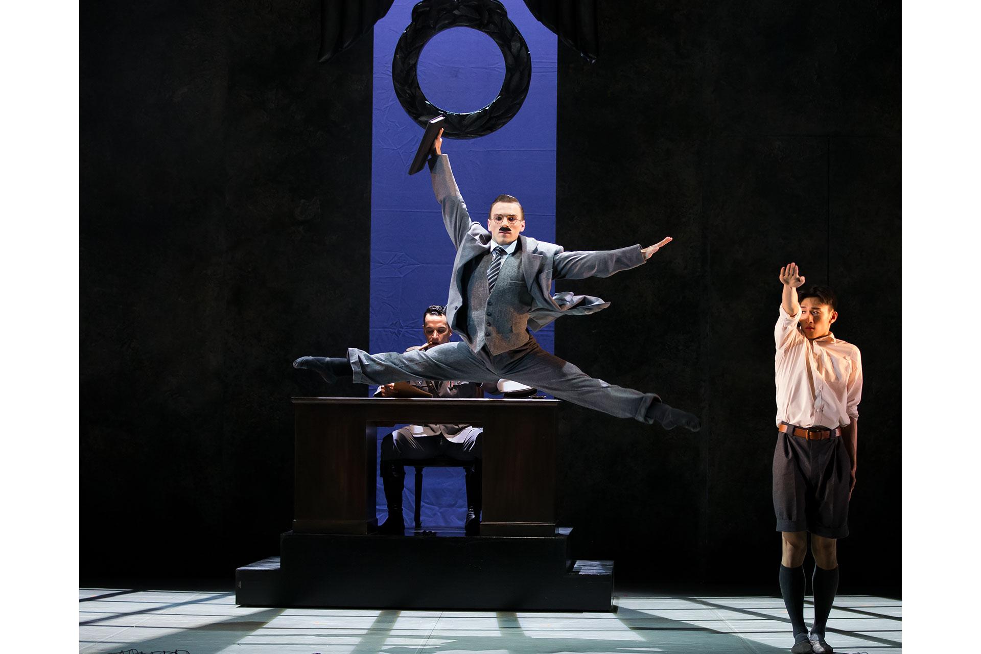 Herr Liszt tutors Bruno, trying infecting him with Nazi effluent