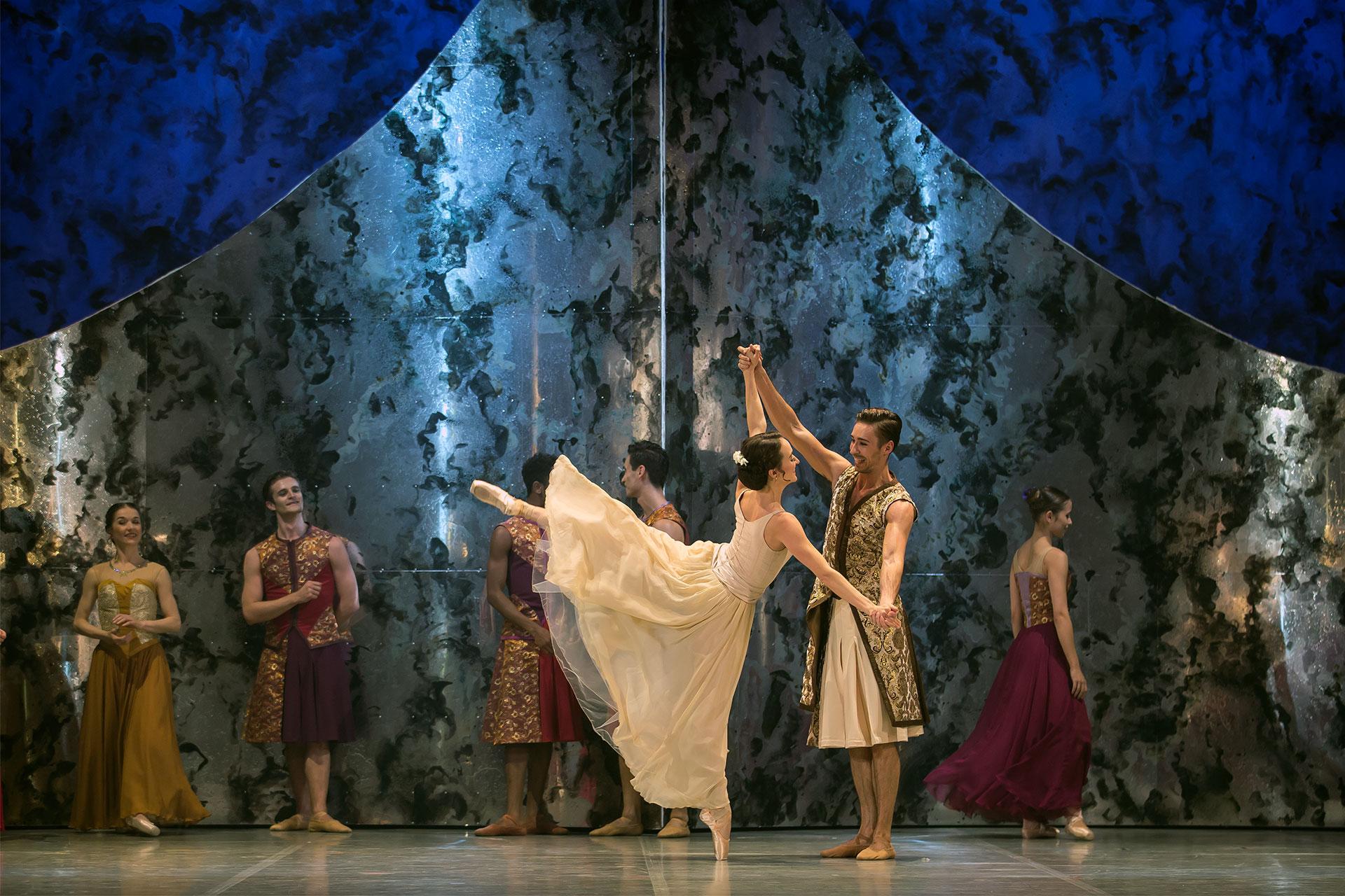 Dana and Prince Adair dance happily