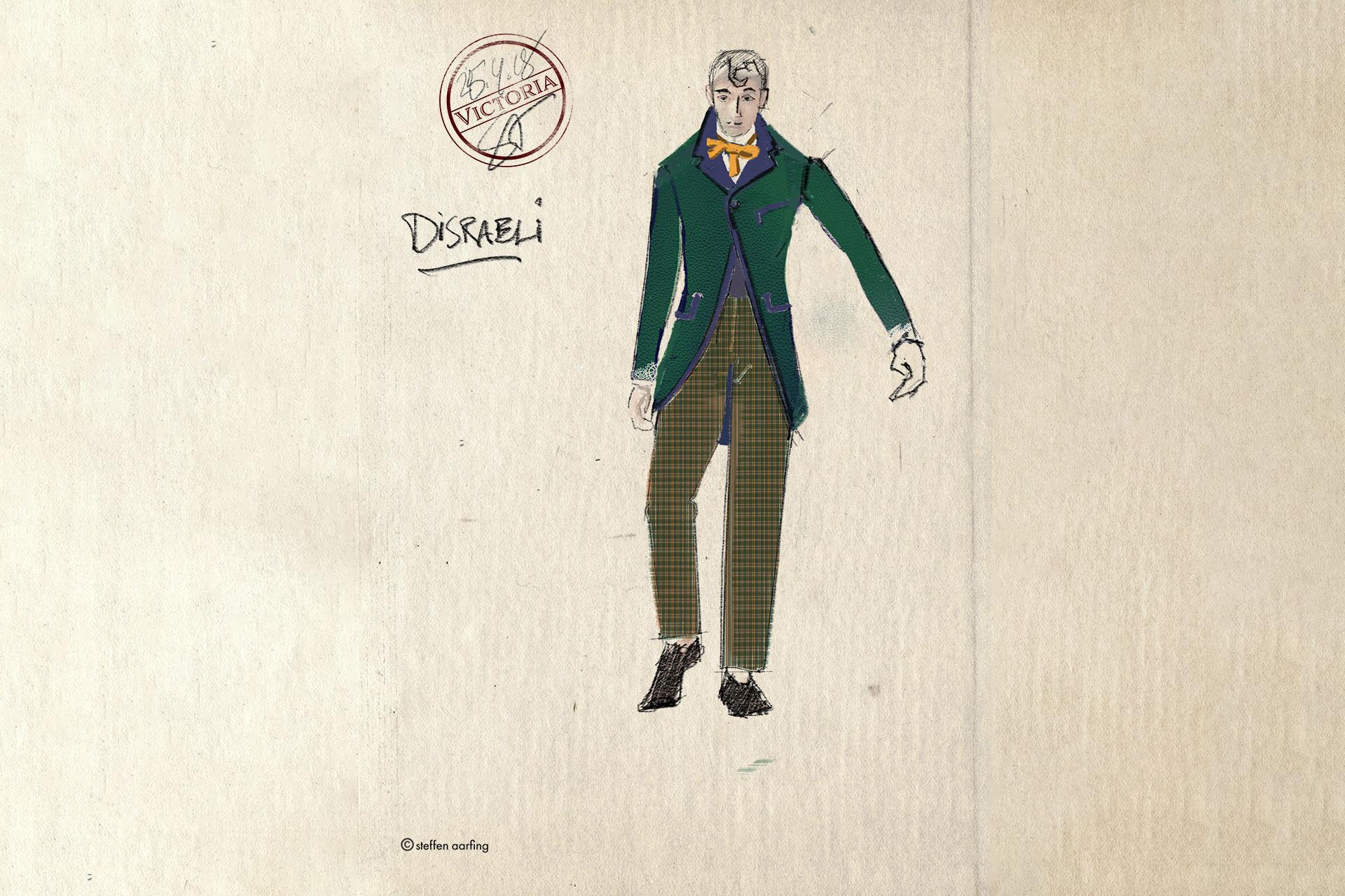 A design for Benjamin Disraeli by Steffen Aafing