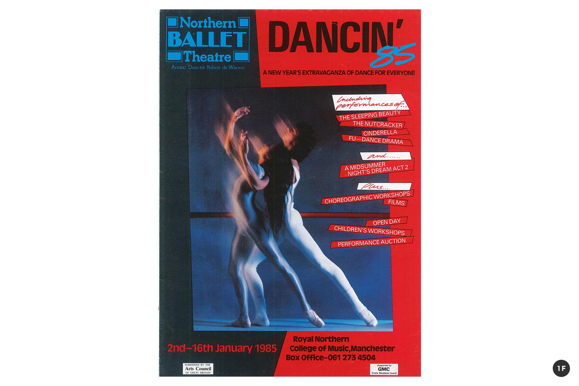 A poster of Dancin ’85: A New Year’s Extravaganza