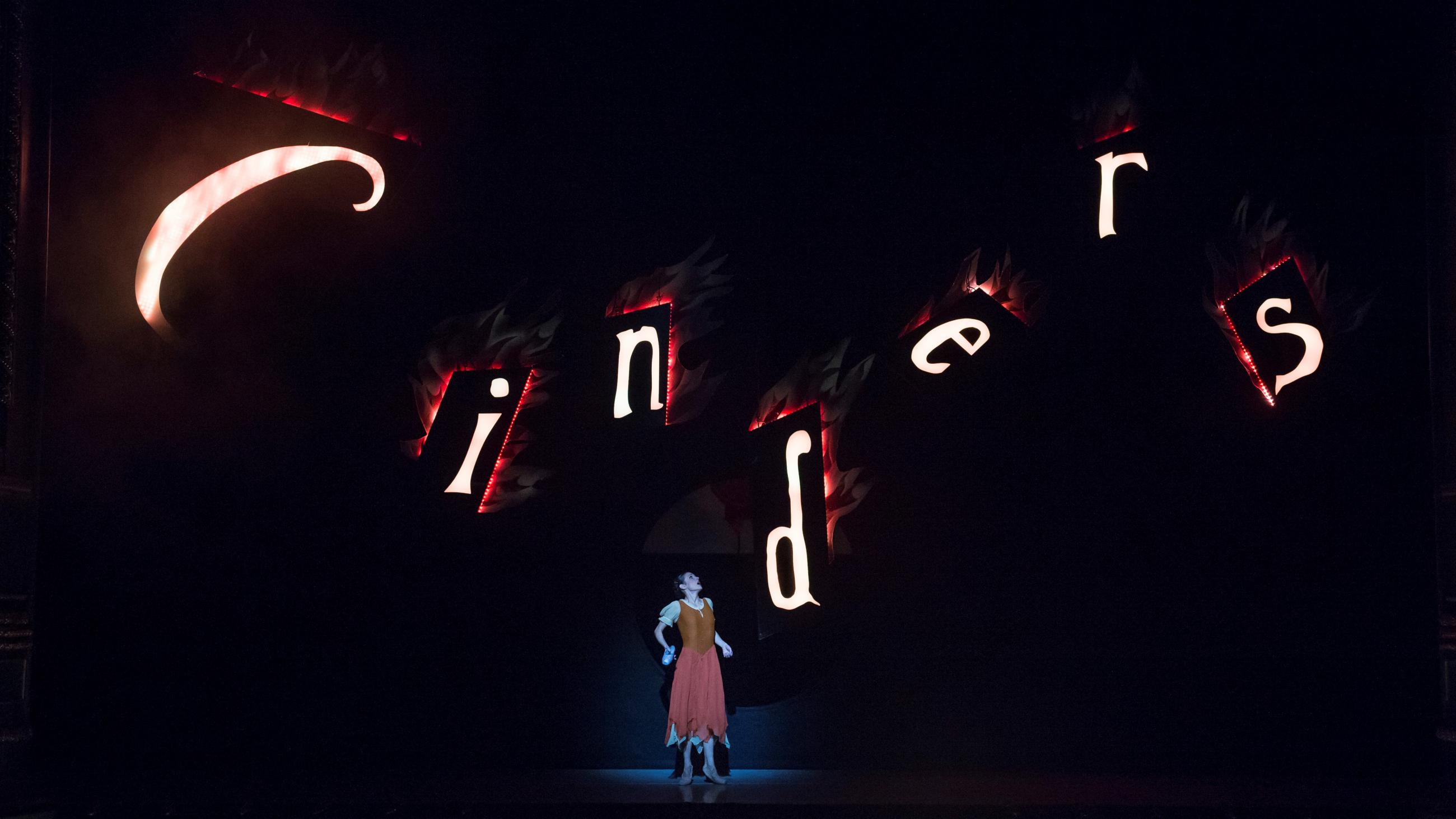 A photo of Northern Ballet dancer Martha Leebolt in David Nixon OBE's Cinderella. Photo Bill Cooper, 2014.